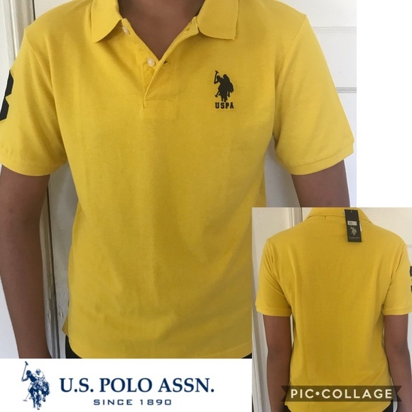 U.S.Polo Assn. Boys' Short Sleeve Solid Pique Polo‎ - Picture 1 of 6